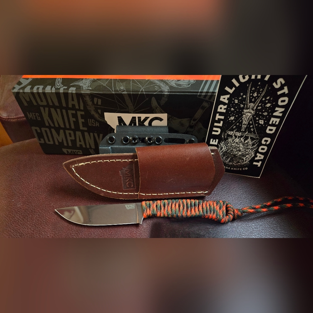 MKC Knife with Leather Sheath
